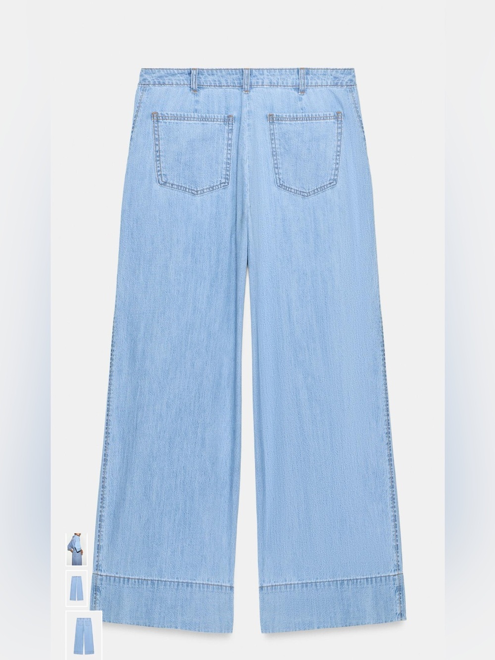 Zara Denim Set | Size S Top & US 6 (28) Jeans π - Picture 10 of 11
